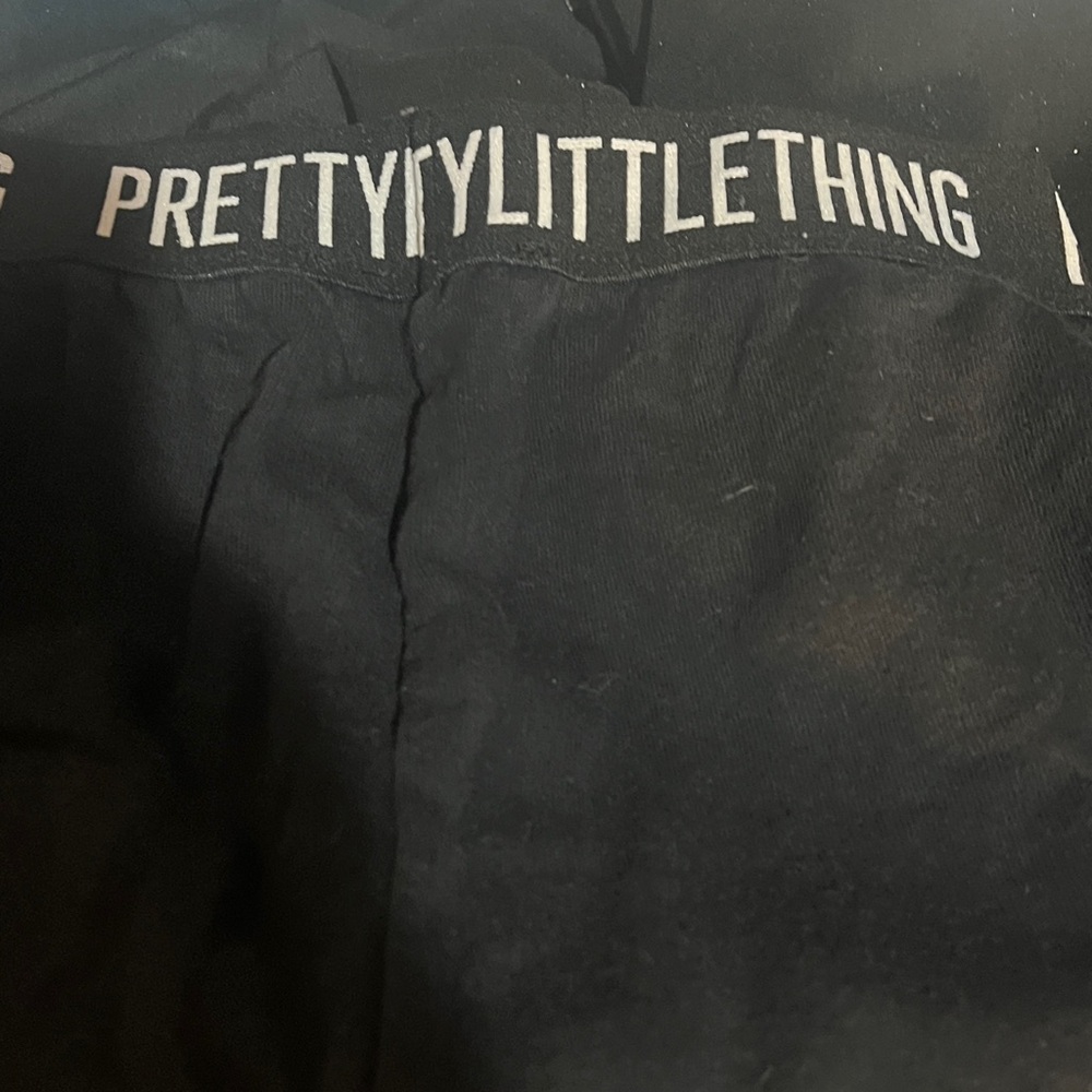 PrettyLittleThing Kids Black Leggings
